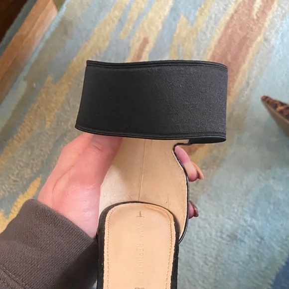 Banana Republic Animal Print and Black Heels - Picture 6 of 6